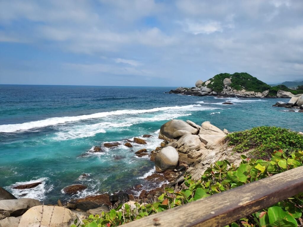 Vue Plage Parque Tayrona