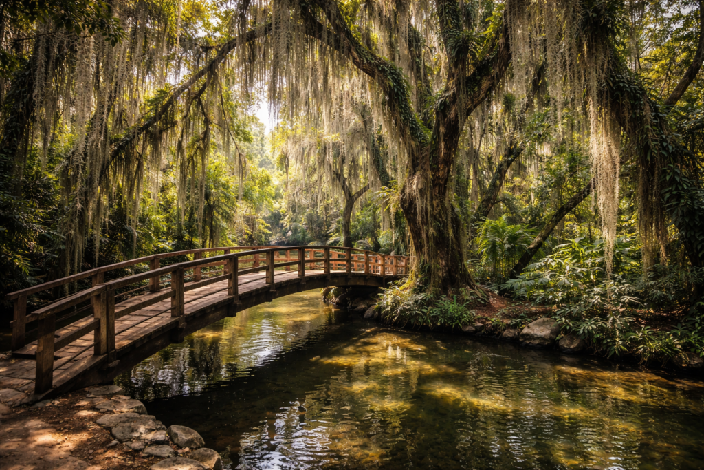 Parc El Gallineral à San Gil, oasis de verdure et lieu de détente en Colombie