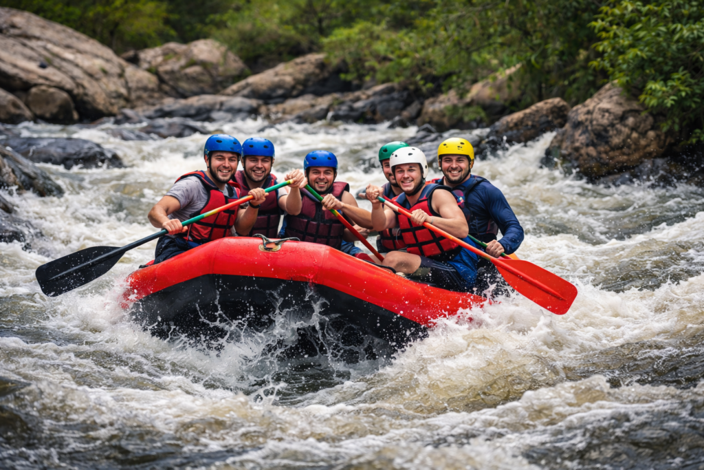 Rafting sur le Río Fonce à San Gil, l’une des activités d’aventure les plus populaires en Colombie