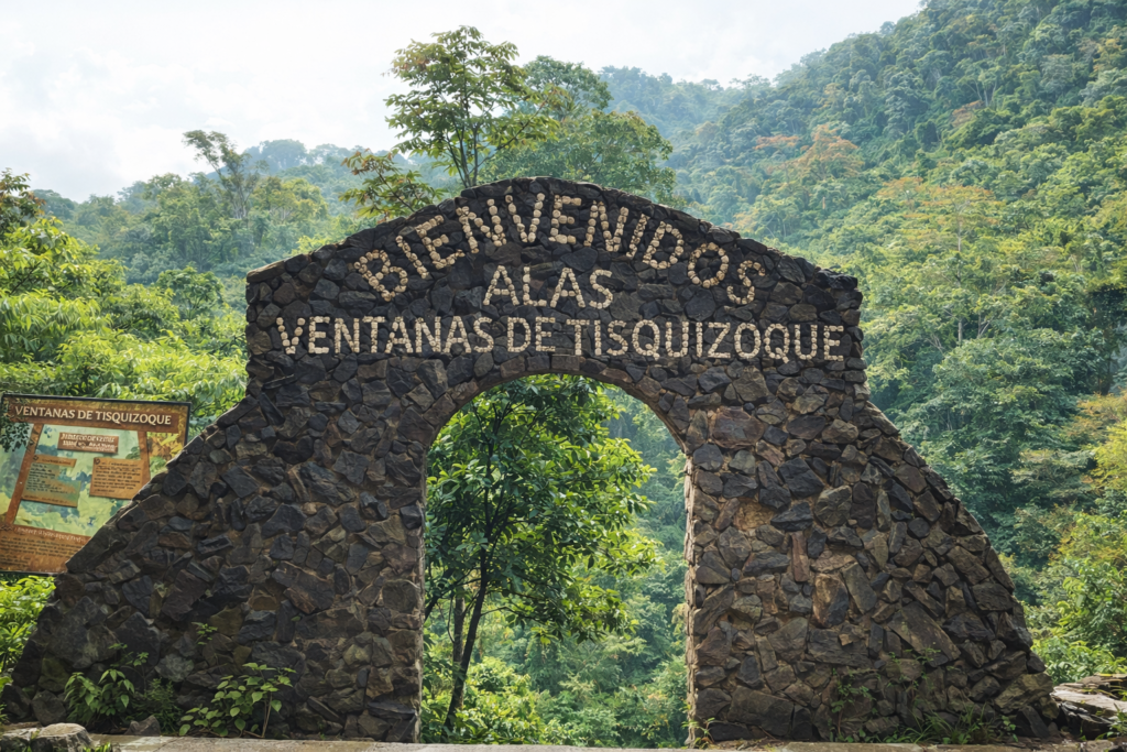 Entrée des Ventanas de Tisquizoque à Florián dans le département de Santander en Colombie