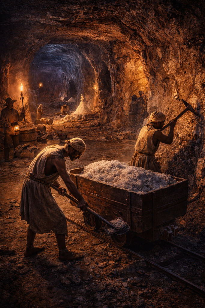 cathédrale de sel de Zipaquirá travailleurs exploitation sel colombie histoire