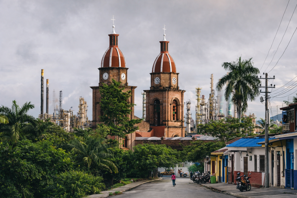 Barrancabermeja Colombie quartier urbain ambiance ville