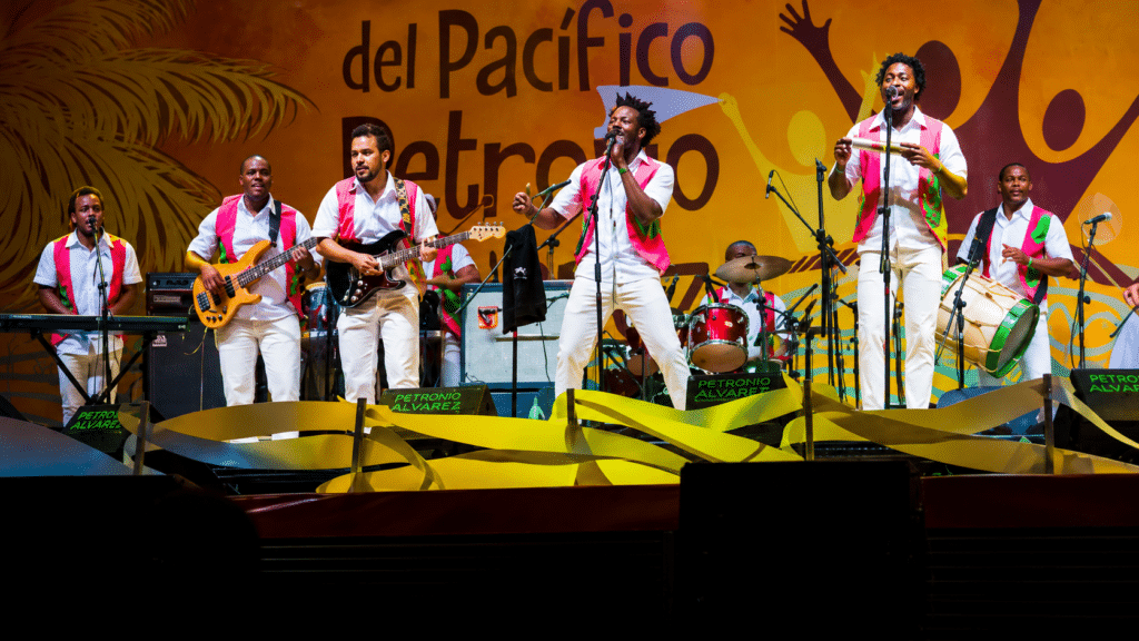 concert de musique afro colombienne sur la cote pacifique pres de Buenaventura